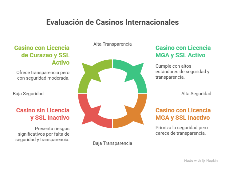 Evaluación de Casinos Internacionales